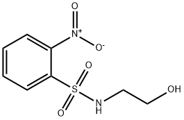 N-(2-hydroxyethyl)-2-nitrobenzenesulfonamide Struktur