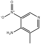 4-氨基-5-甲基-3-硝基吡啶 结构式