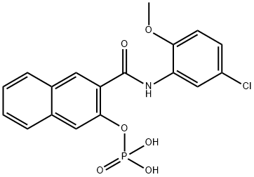 NAPHTHOL AS-CL PHOSPHATE Structure