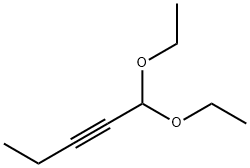 1,1-ジエトキシペンタ-2-イン 化学構造式