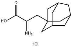 3-(adamantan-1-yl)-2-aminopropanoic acid hydrochloride Structure