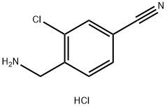 4-(aminomethyl)-3-chlorobenzonitrile Structure