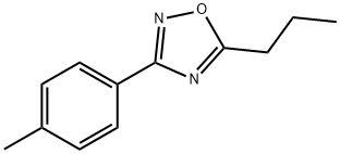 5-プロピル-3-(P-トリル)-1,2,4-オキサジアゾール 化学構造式