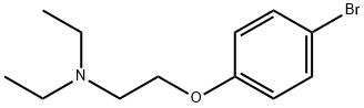 2-(4-溴苯氧基)-N,N-二乙基乙胺, 1823-62-7, 结构式