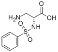 3-Amino-(2R)-phenylsulfonylaminopropionicacid Structure