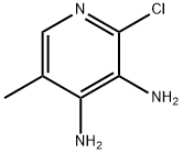 2-クロロ-5-メチルピリジン-3,4-ジアミン 化学構造式