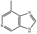 7-METHYL-1(3)H-IMIDAZO[4,5-C]PYRIDINE, 18233-05-1, 结构式