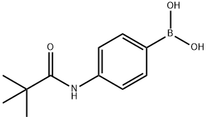 4-PIVALAMIDOPHENYLBORONIC ACID Structure