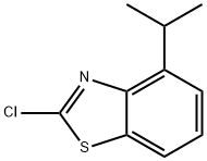 2-CHLORO-4-ISOPROPYL-1,3-BENZOTHIAZOLE,182344-55-4,结构式