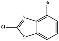 2-クロロ-4-ブロモベンゾチアゾール 化学構造式