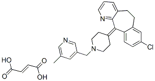 富马酸卢帕他定, 182349-12-8, 结构式