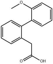 2-BIPHENYL-(2'-METHOXY)ACETIC ACID
 化学構造式