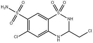 3-Des(allylthio)Methyl-3-chloroMethyl Althiazide,1824-47-1,结构式