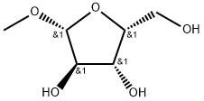 甲基 BETA-D-呋喃木糖苷 结构式