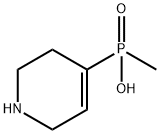 (1,2,5,6-TETRAHYDROPYRIDIN-4-YL)METHYLPHOSPHINIC ACID Structure