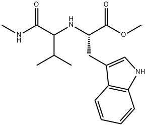 L-Tryptophan, N-[2-methyl-1-[(methylamino)carbonyl]propyl]-, methyl ester (9CI) Struktur