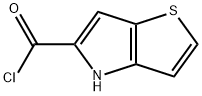 4H-THIENO[3,2-B]PYRROLE-5-CARBONYL CHLORIDE Struktur