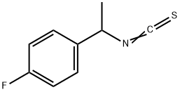 イソチオシアン酸4-フルオロ-A-メチルベンジル 化学構造式