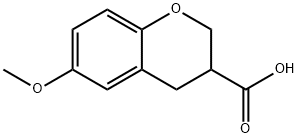 6-METHOXY-CHROMAN-3-CARBOXYLIC ACID Structure