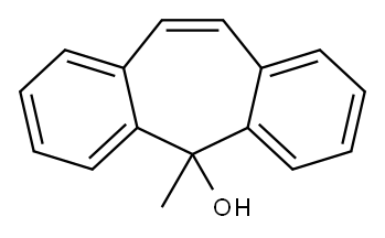 5-Hydroxy-5-methyl-5H-dibenzo[a,d]cycloheptene Structure
