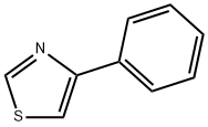4-フェニルチアゾール 化学構造式