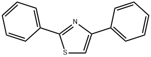 2,4-ジフェニルチアゾール 化学構造式