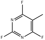 2,4,6-TRIFLUORO-5-METHYLPYRIMIDINE 化学構造式