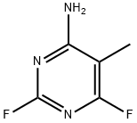 2,6-DIFLUORO-5-METHYLPYRIMIDIN-4-YLAMINE Structure
