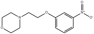4-[2-(3-NITROPHENOXY)ETHYL]MORPHOLINE Struktur