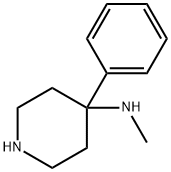 N-甲基-4-苯基-4-哌啶胺,182621-56-3,结构式