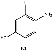 2-氟-4-羟基苯胺盐酸盐,18266-53-0,结构式