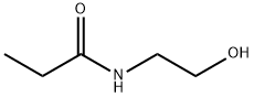 N-(2-ヒドロキシエチル)プロピオンアミド 化学構造式
