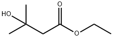 ethyl 3-hydroxy-3-methylbutyrate Structure