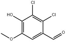 5,6-DICHLOROVANILLIN 结构式