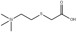 2-(CARBOXYMETHYLTHIO)ETHYLTRIMETHYLSILANE Structure