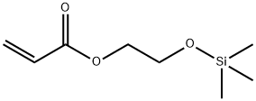 2-(トリメチルシリルオキシ)エチルアクリラート 化学構造式