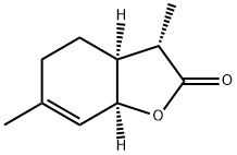 3A,4,5,7A-TETRAHYDRO-3,6-DIMETHYLBENZOFURAN-2(3H)-ONE Struktur