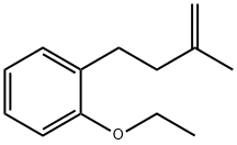 4-(2-エトキシフェニル)-2-メチル-1-ブテン 化学構造式