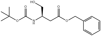 BOC-D-ASP(OBZL)-オール 化学構造式