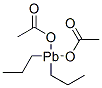 ジ(アセトキシ)ジプロピルプルンバン 化学構造式