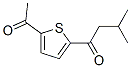 1-(5-Acetyl-2-thienyl)-3-methyl-1-butanone Struktur