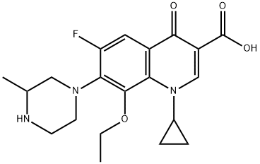 8-乙氧基加替沙星, 182868-72-0, 结构式