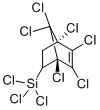 ジクロロ(1,4,5,6,7,7-ヘキサクロロビシクロ[2.2.1]ヘプタ-5-エン-2-イル)(メチル)シラン 化学構造式
