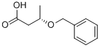 (S)-3-(BENZYLOXY)BUTANOIC ACID 化学構造式