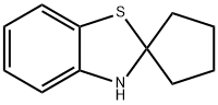 3H-螺[1,3-苯并噻唑-2,1\'-环戊烷],183-31-3,结构式