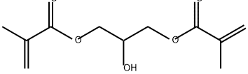 二(2-甲基-2-丙烯酸)2-羟基-1,3-丙二醇酯,1830-78-0,结构式