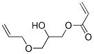 Acrylic acid 2-hydroxy-3-(2-propenyloxy)propyl ester 结构式