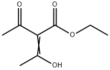 Ethyl 2-Acetyl-3-hydroxy-2-butenoate Struktur