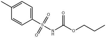 N-(4-Methylphenylsulfonyl)carbamic acid propyl ester Structure