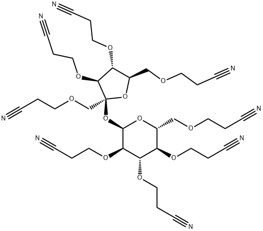 CYANOETHYL SUCROSE Struktur